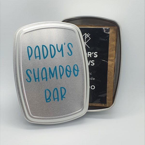 Personalised Shampoo Bar Storage Tin